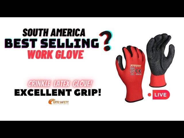 【Work Gloves】Crinkle Latex Glove!