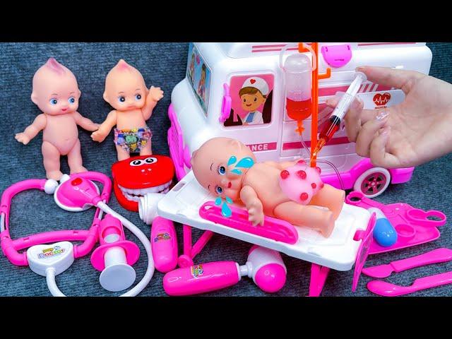 13 Minutes Satisfying with Unboxing Treat Baby's Butt Acne,Doctor Playset ASMR  | Review Toys