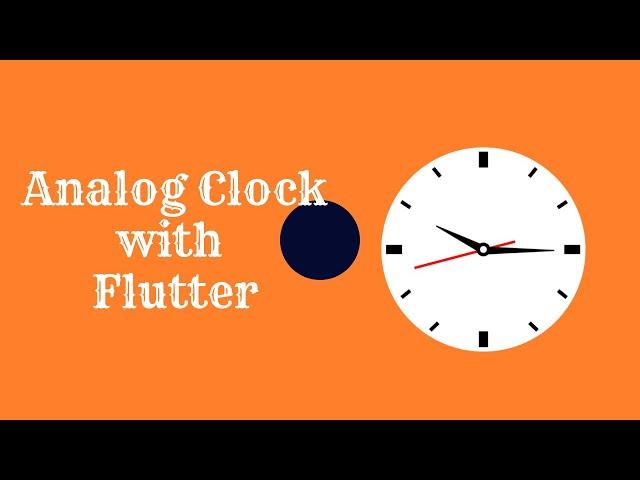 How to make an analog clock with Flutter