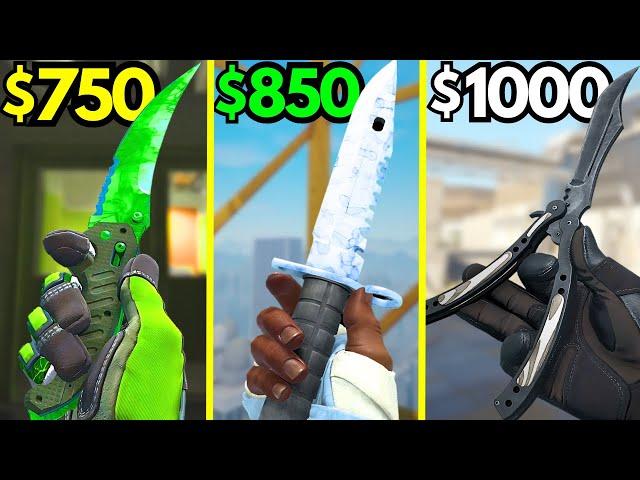 BEST Knives in CS2 for Under $1000 (with Knife + Glove COMBOS)