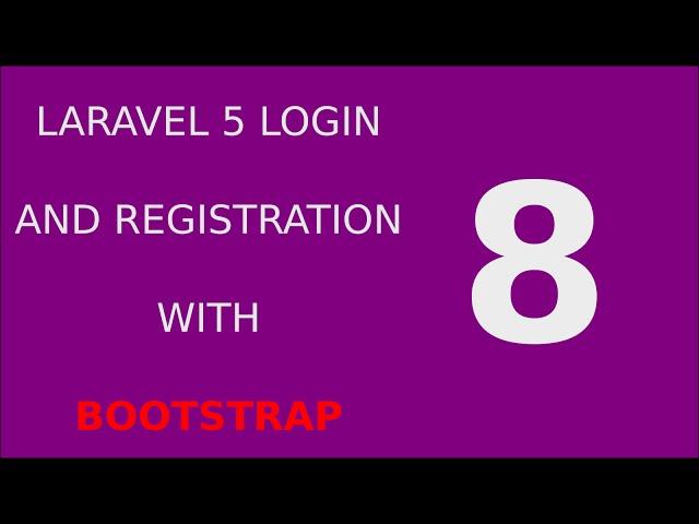 Laravel 5 Login Registration Tutorial System - 8 Validate User Login