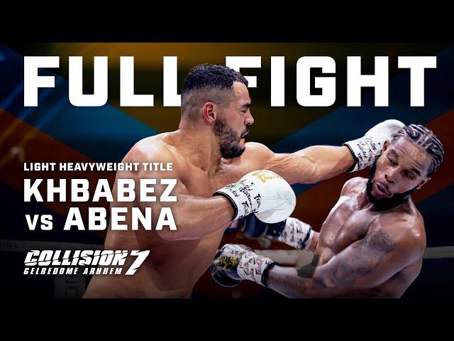 HEATED TRILOGY FIGHT  Tarik Khbabez v Donegi Abena 3 | COLLISION 7