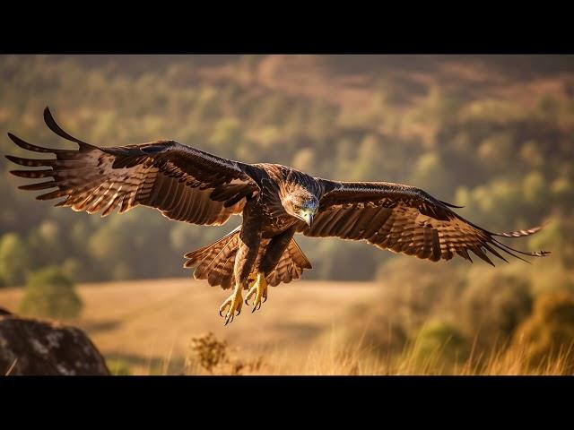 Bird of prey call to scare away mice and rats.