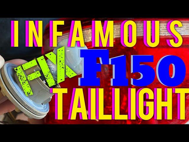 How To Fix The Infamous Ford Tail Light And Why It Happens. Ford Knows It's An Issue! DIY Fix!