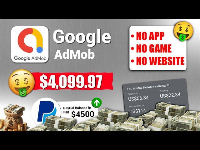 Top secrets of making $4099.97 from admob | Google Admob