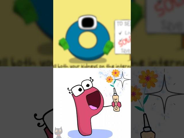 ALPHABET LORE ABC SONG in DUMB WAYS TO DIE but NOBODY DIES | Now I Know My ABCs #SHORTS