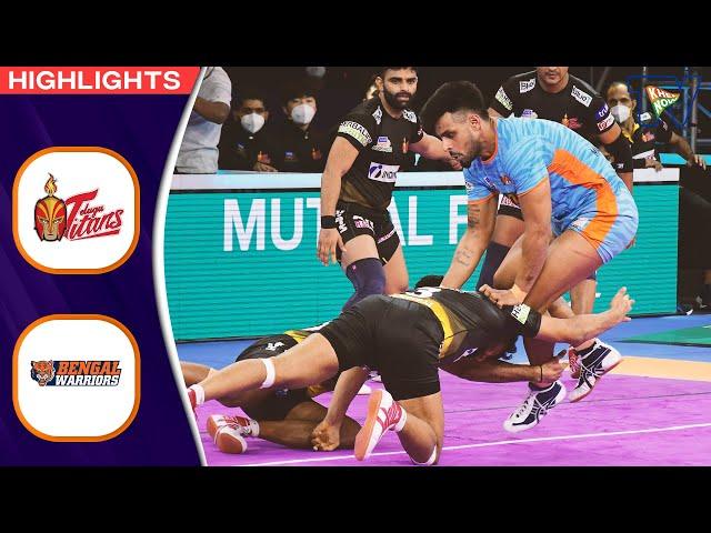 Pro Kabaddi League 8 Highlights M61 | Telugu Titans vs Bengal Warriors