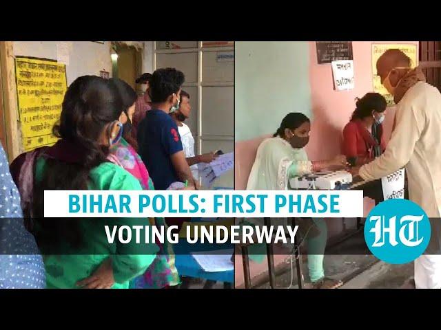 Bihar polls 2020: Voting for first phase underway; over 1,000 candidates in fray