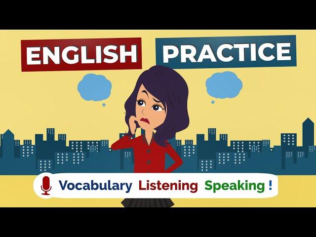 Learning English Speaking Practice with Shadowing | Improve English Conversation Listening