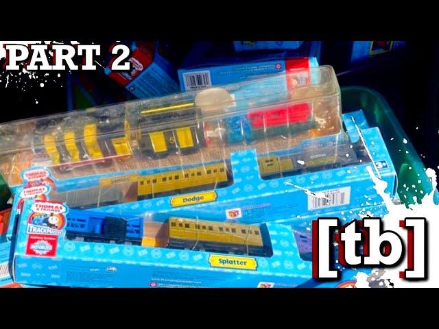 SAVING ANOTHER CAR LOAD OF TRACKMASTER & TOMY TRAINS: Saved From Scrap 2- TTTE Lot Unboxing 2023