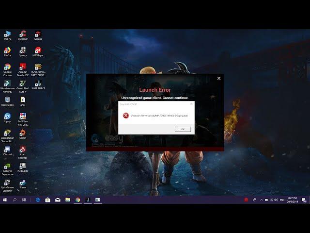 HOW TO FIX UNKNOWN FILES VERSION | JUMP_FORCE win64-shipping.exe|