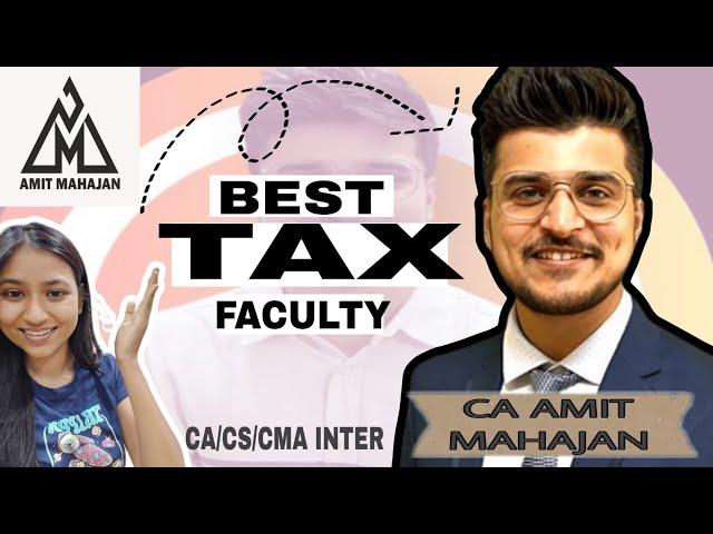CA AMIT MAHAJAN TAX Review / CA inter / @CrackTaxWithAmit