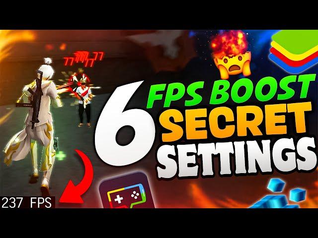 Optimization 6 Best Settings To Increase Your FPS Boost In 2025 Free Fire PC | BlueStacks 5 | MSI 5