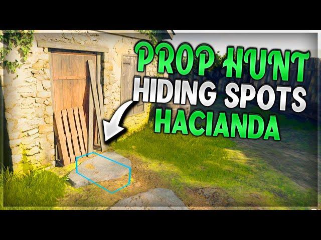 BLACK OPS 6: TOP 8 WORKING PROP HUNT GLITCHES & HIDING SPOTS HACIANDA !