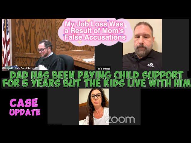 Case Update: Dad has been Paying Child Support for 5 years but the Kids live with Him |