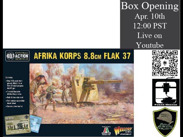 Bolt Action Afrika Korps 8 8cm Flak 37 from Warlord Games