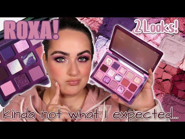 NATASHA DENONA ROXA EYESHADOW PALETTE REVIEW + 2 LOOOKS! Not What I Expected...