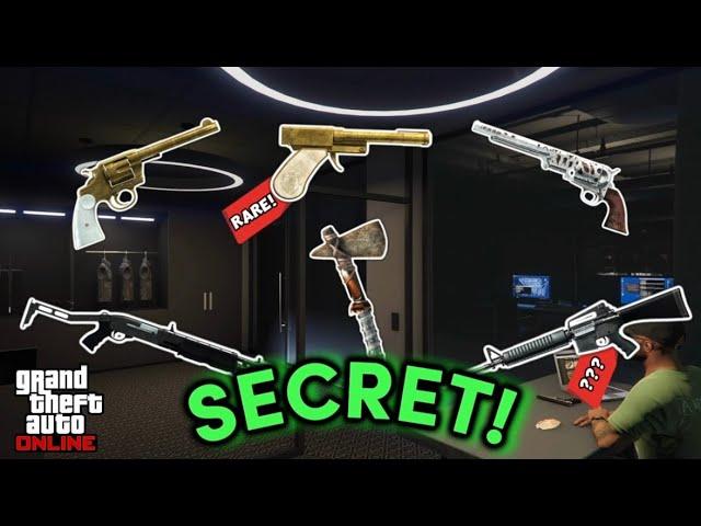 How To Unlock All 6 SECRET Weapons In GTA Online!