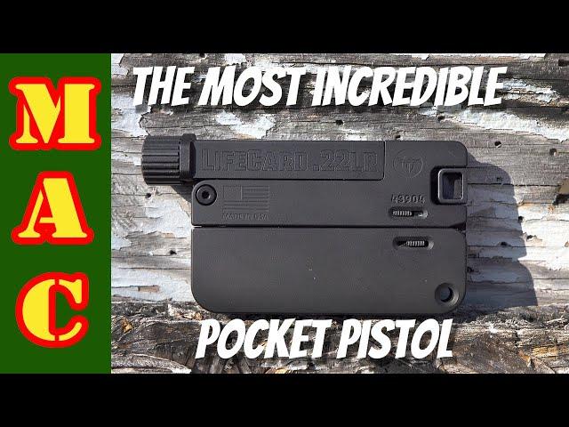 The Most Incredible Pocket Pistol that Looks Nothing Like a Gun! The LifeCard