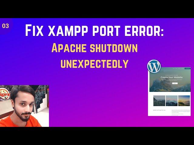 [Fix] XAMPP port errors 80 and 443: Apache Shutdown Unexpectedly | Muhammad Ibtehaj