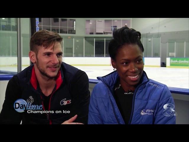 French figure skaters Vanessa James and Morgan Cipres