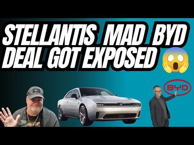 Stellantis Mad BYD Deal Was Exposed According To Employees, What's Next