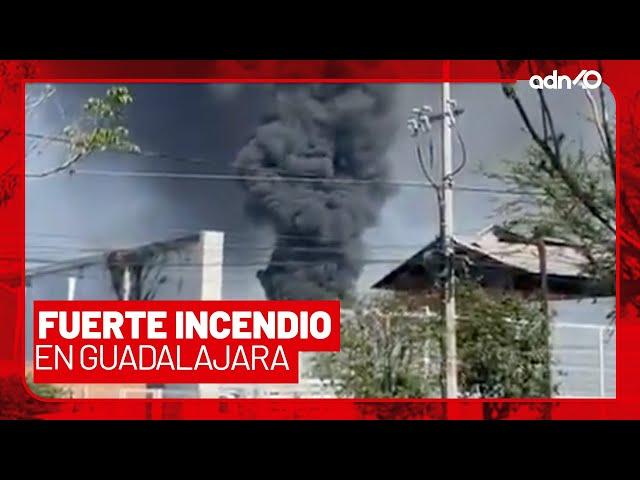 ¡Última Hora! Fuerte incendio en Guadalajara; se desconoce si hay víctimas