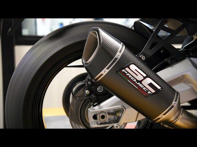 SC-Project Full Titanium Exhaust System 2-1 "Trofeo" with SC1-R Muffler for Aprilia RS660