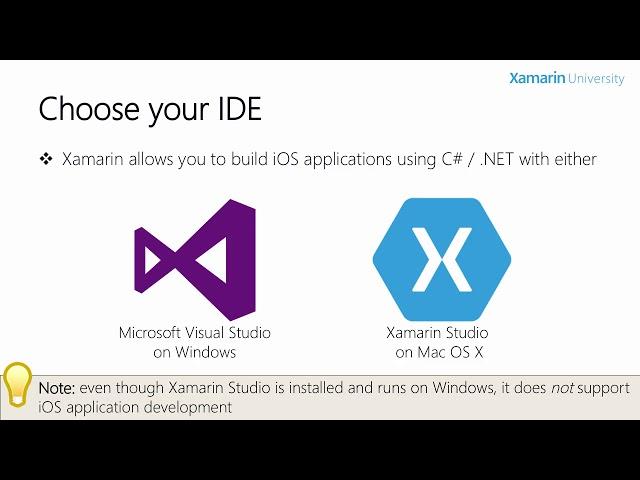 IOS101 - Introduction to Xamarin.iOS