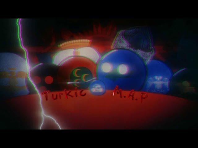 Turkic MAP || 60 way collab  || countryballs animation  #countryballs