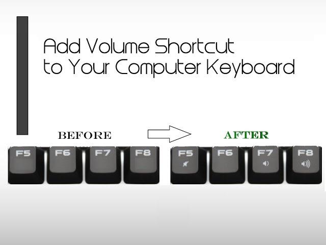  How to Add Volume Shortcut to Your Computer Keyboard