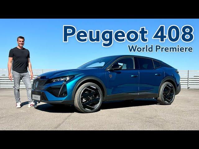 Peugeot 408: World Premiere of the all-new Crossover. Full English Review | on sale in 2023