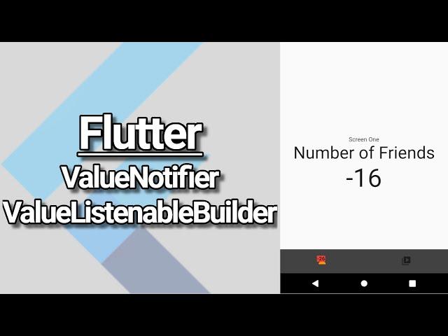 Using ValueNotifier/ValueListenableBuilder in Flutter