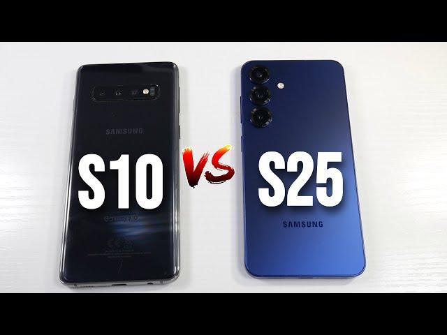 Samsung Galaxy S25 VS Samsung Galaxy S10! 2019 Flagship VS 2025 Flagship! How Far Have We Come?