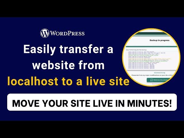 Unleash the Secrets - WordPress migration - local host Server to a Live web Site - 24hrsPC