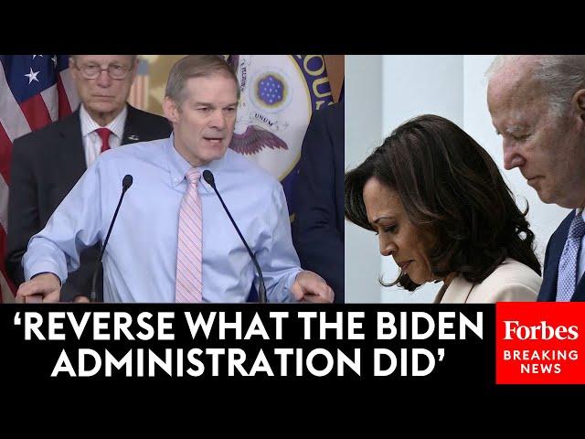 BREAKING NEWS: House Border Security Caucus Torches Biden, Harris As They Prepare To Leave Office