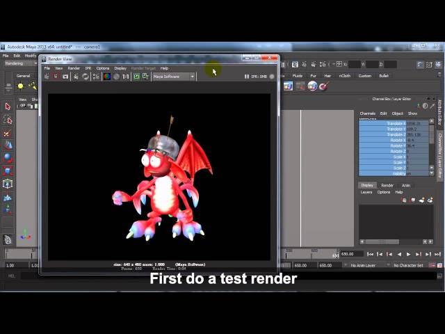 3DXchange 5 Tutorial - iClone Animation to Maya Rendering