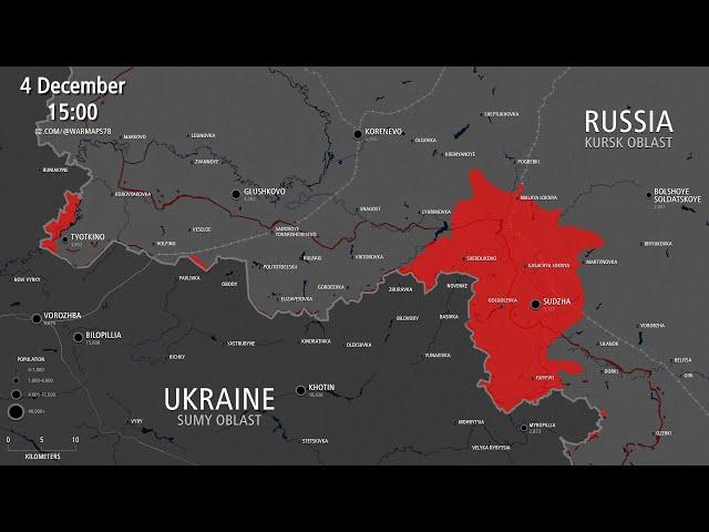 Ukraine Invasion of Russia: Kursk Attack – Every Day [Aug 6 - Dec 4]