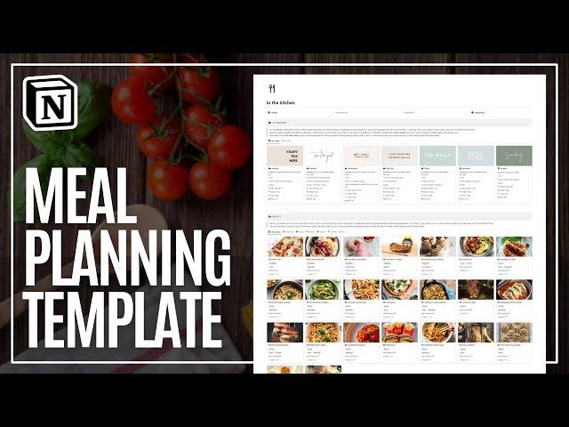  how to organise your recipes & grocery list with the ultimate notion template ⭐ in the kitchen