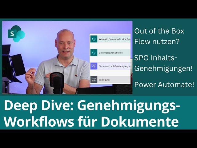 SharePoint Genehmigungsworkflow erstellen mit Power Automate und Inhaltsgenehmigungen