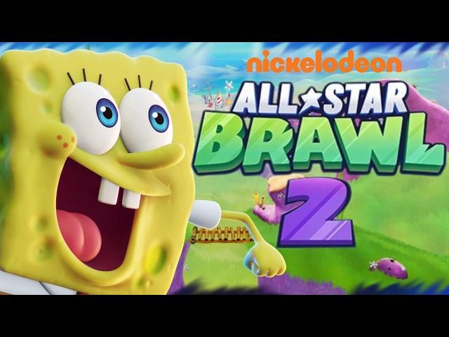 Nickelodeon All Star Brawl 2 SpongeBob SquarePants Arcade