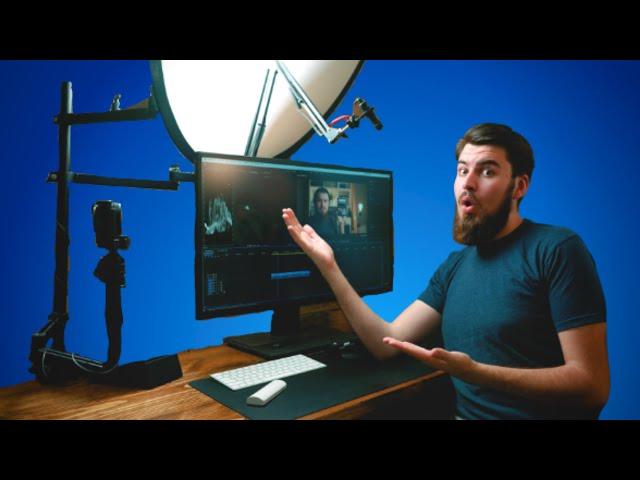 $100 Desk Setup for EASY Pro YouTube Videos!