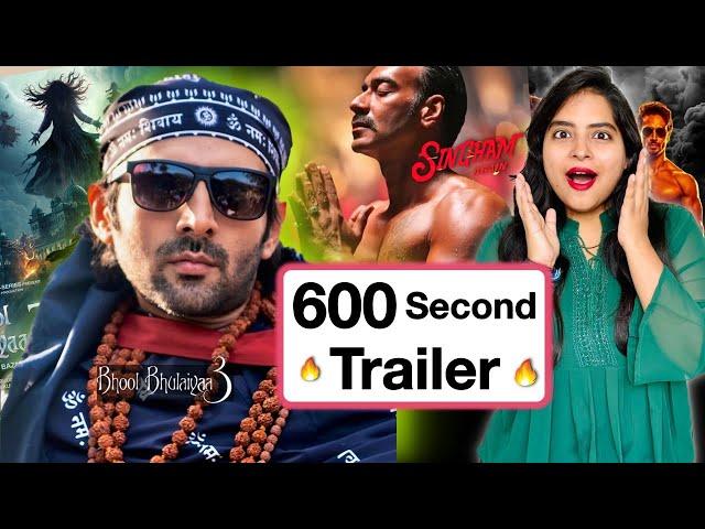 1 Din 2 Trailer - Bhool Bhulaiyaa 3 vs Singham Again Trailer | Deeksha Sharma