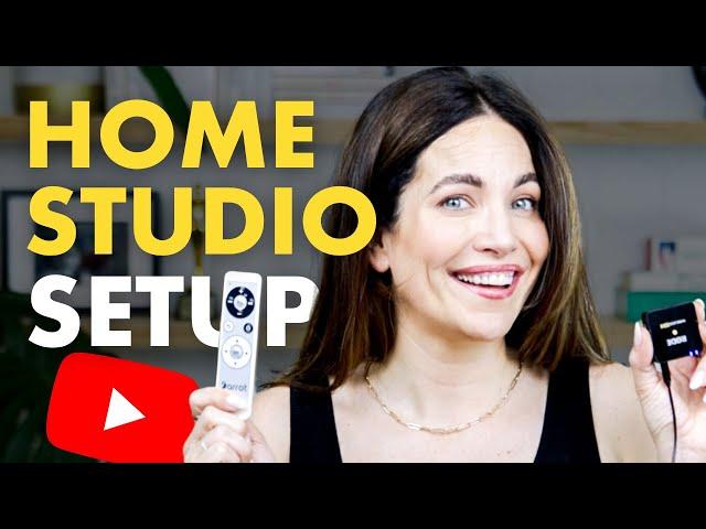 How To Create Professional YouTube Videos At Home (Behind The Scenes Studio Tour)