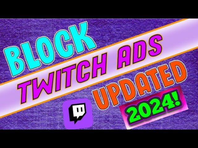 How to block TWITCH ADS Works Nov 2024 - #Twitch #adblock #twitchadblock