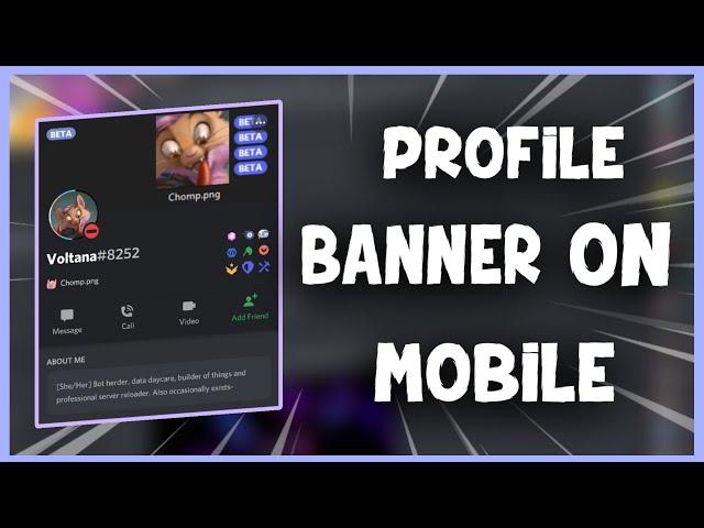 Profile Banners Discord | Discord Profile Banner On Mobile