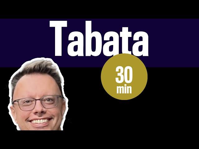 30 MINUTE TABATA WORKOUT - NO EQUIPMENT, BODYWEIGHT EXERCISES ONLY!