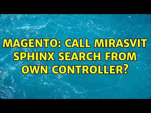 Magento: Call Mirasvit Sphinx Search from own controller?