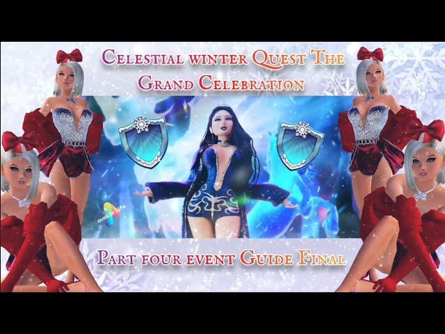 melissajdiamonds avakin life part four guide to Celestial winter Quest the Grand Celebration