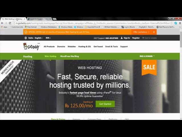 How to use Godaddy Coupon Codes & Discount Vouchers for Web Hosting